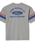 BRIXTON X FORD COUNTRY JERSEY HEATHER GREY