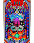 SANTA CRUZ DECK DELFINO PINBALL SILVER FOIL (9.14")