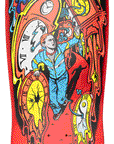 SANTA CRUZ X STRANGER THINGS DECK GRABKE MAX MELTING CLOCK (9.7")