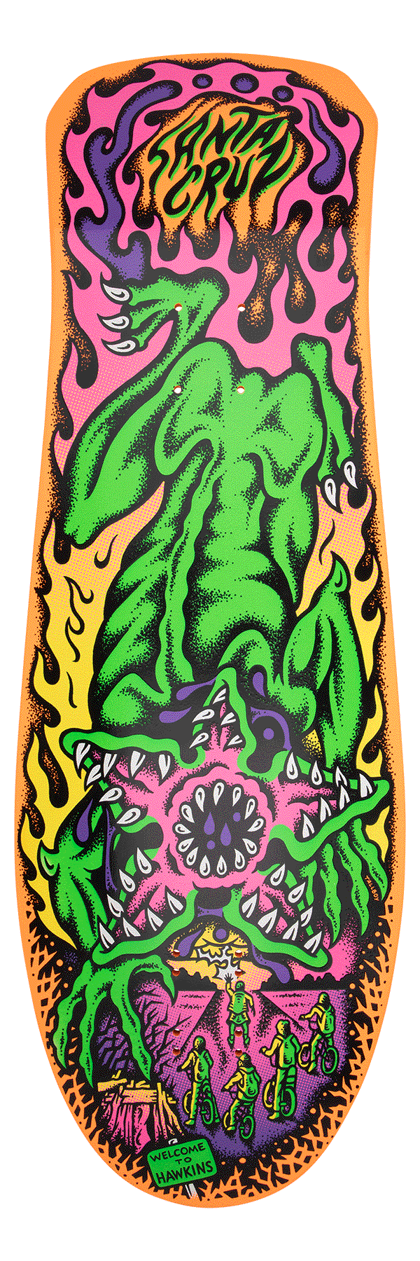 SANTA CRUZ X STRANGER THINGS DECK SALBA DEMOGORGON (10.3