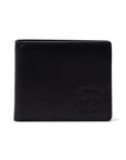HERSCHEL HANK WALLET LEATHER BLACK - The Drive Skateboard Shop