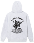 LOSER MACHINE NO MUERAS HOODED FLEECE HEATHER ASH
