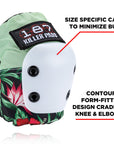 187 KILLER PADS ADULT SIX PACK PAD SET HIBISCUS - The Drive Skateshop