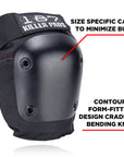 187 KILLER PADS - FLY KNEE PADS BLACK - The Drive Skateshop