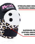 187 KILLER PADS X MOXI - ADULT SIX PACK PAD SET LEOPARD - The Drive Skateshop