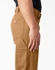 DICKIES DUCK CARPENTER JEAN RINSED BROWN
