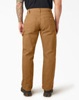 DICKIES DUCK CARPENTER JEAN RINSED BROWN