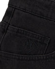 LOVIAH 1990 BAGGY 5 POCKET DENIM PANTS BLACK WASH