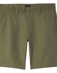 BRIXTON SANTO CHINO SHORTS OLIVE SURPLUS