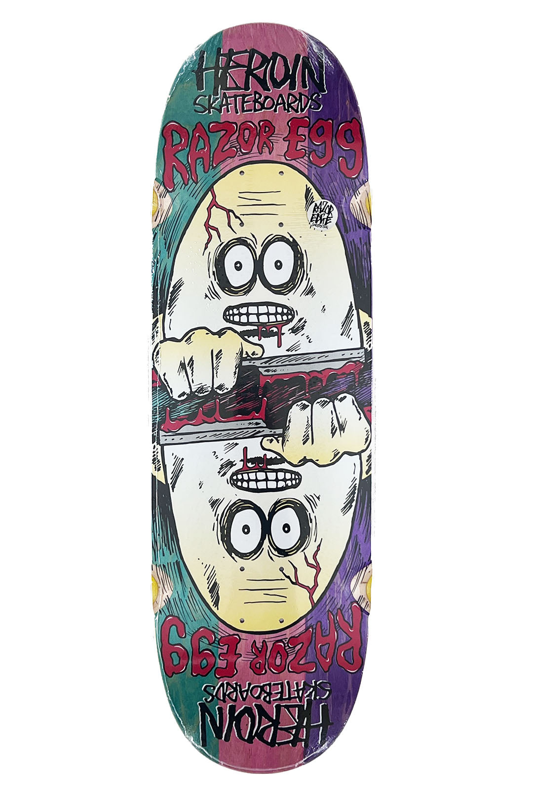 HEROIN DECK RAZOREGG SYMMETRIC SPLICED (9.5