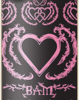 THE HEART SUPPLY COMPLETE BAM BLACK.PINK (8") - The Drive Skateboard Shop