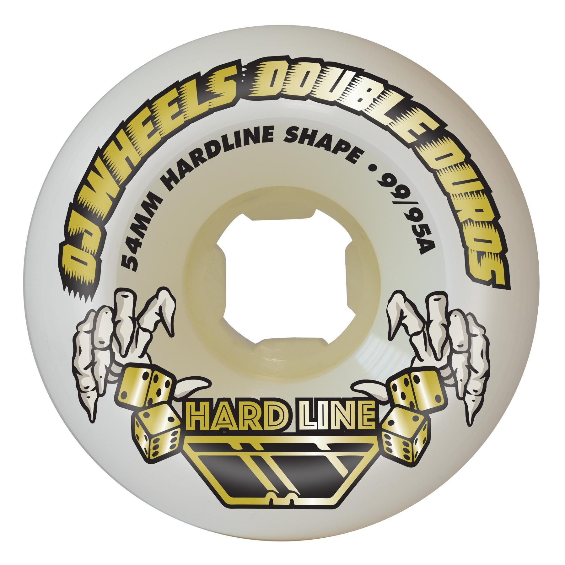 OJ WHEELS DOUBLE DURO HARDLINE 101A/95A (54MM)