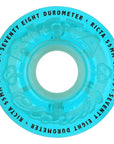 RICTA CLOUDS TRANSPARENT BLUE GLOW IN THE DARK 78A (55MM)