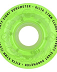 RICTA CLOUDS TRANSPARENT GREEN GLOW IN THE DARK 78A (57MM)