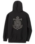 DARK SEAS KEELER ZIP HOOD BLACK - The Drive Skateboard Shop