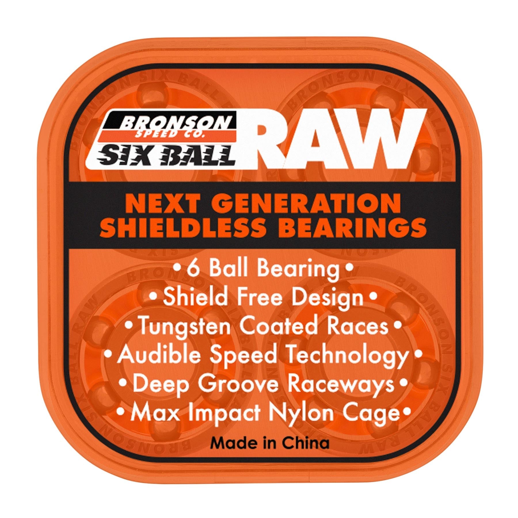 BRONSON RAW 6-BALL BEARINGS – The Drive Skateboard Shop