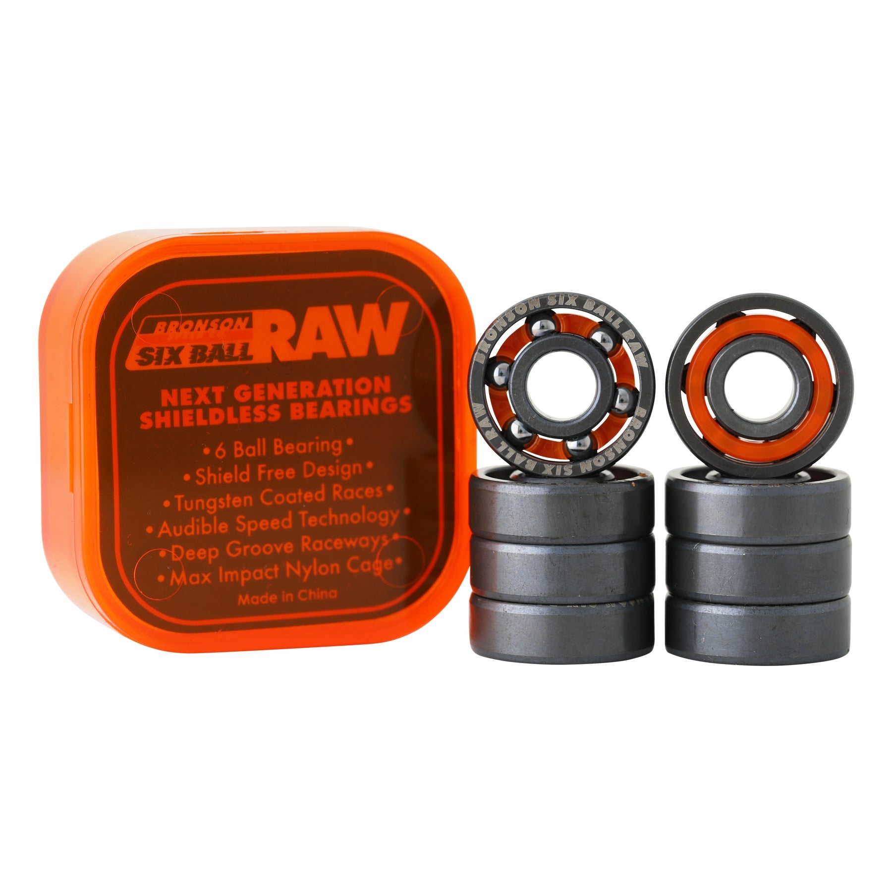 BRONSON RAW 6-BALL BEARINGS – The Drive Skateboard Shop