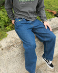 THEORIES PLAZA JEANS WASHED BLUE