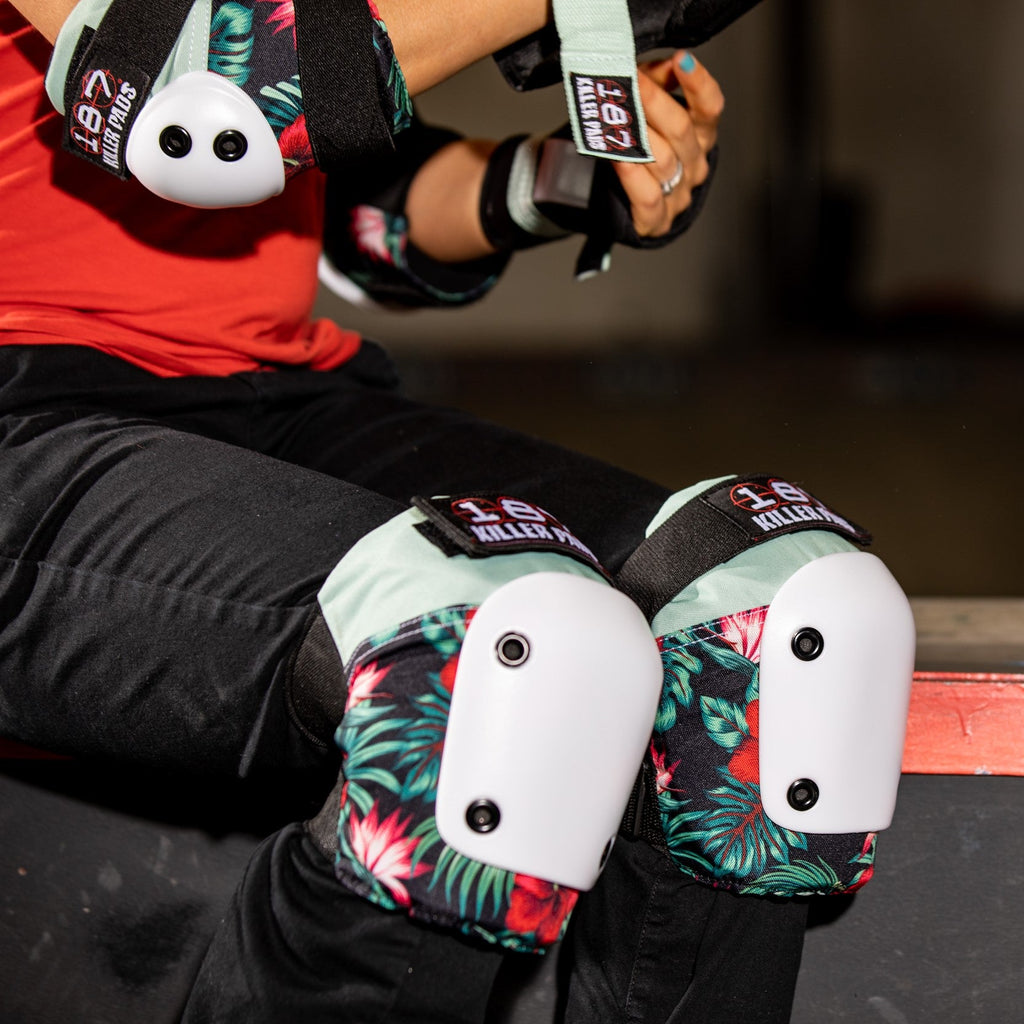 187 KILLER PADS ADULT SIX PACK PAD SET HIBISCUS - The Drive Skateshop