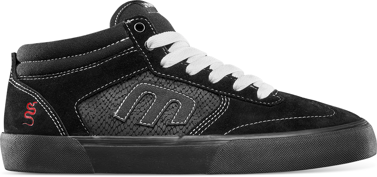 ETNIES X JENNY X MIKEY RAY - WINDROW VULC MID BLACK/BLACK - The Drive Skateshop