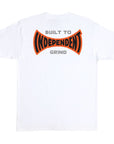 INDEPENDENT T-SHIRT BUILT TO GRIND SPAN WHITE