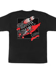 SANTA CRUZ YOUTH T-SHIRT SLASHER BOX BLACK
