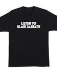 OJ WHEELS X BLACK SABBATH T-SHIT LISTEN TO BLACK SABBATH
