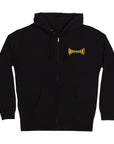 INDEPENDENT ZIP HOOD MANUFACTURED SPAN BLACK - The Drive Skateboard Shop