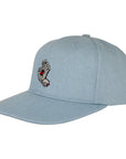 SANTA CRUZ SNAPBACK SCREAMING HAND LIGHT DENIM