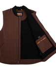 INDEPENDENT WORK VEST BUILT TO GRIND CHARCOAL