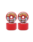 SPITFIRE WHEELS FORMULA FOUR RADIAL FULL T-FUNK SAVIE 97D RED (60MM) - The Drive Skateshop