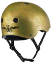 TRIPLE 8 DEEP COVER HELMET GOLD GLITTER - The Drive Skateboard Shop