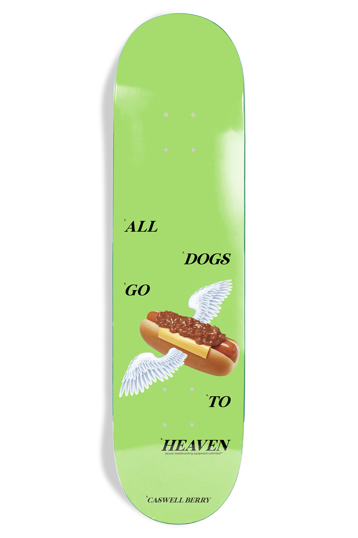 JACUZZI DECK BERRY HOT DOG HEAVEN EX7 (8.25") - The Drive Skateshop