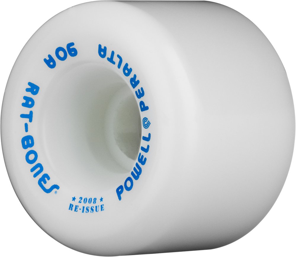 POWELL-PERALTA WHEELS - RAT BONES WHITE 90A (60MM) - The Drive Skateshop