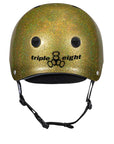 TRIPLE 8 DEEP COVER HELMET GOLD GLITTER - The Drive Skateboard Shop