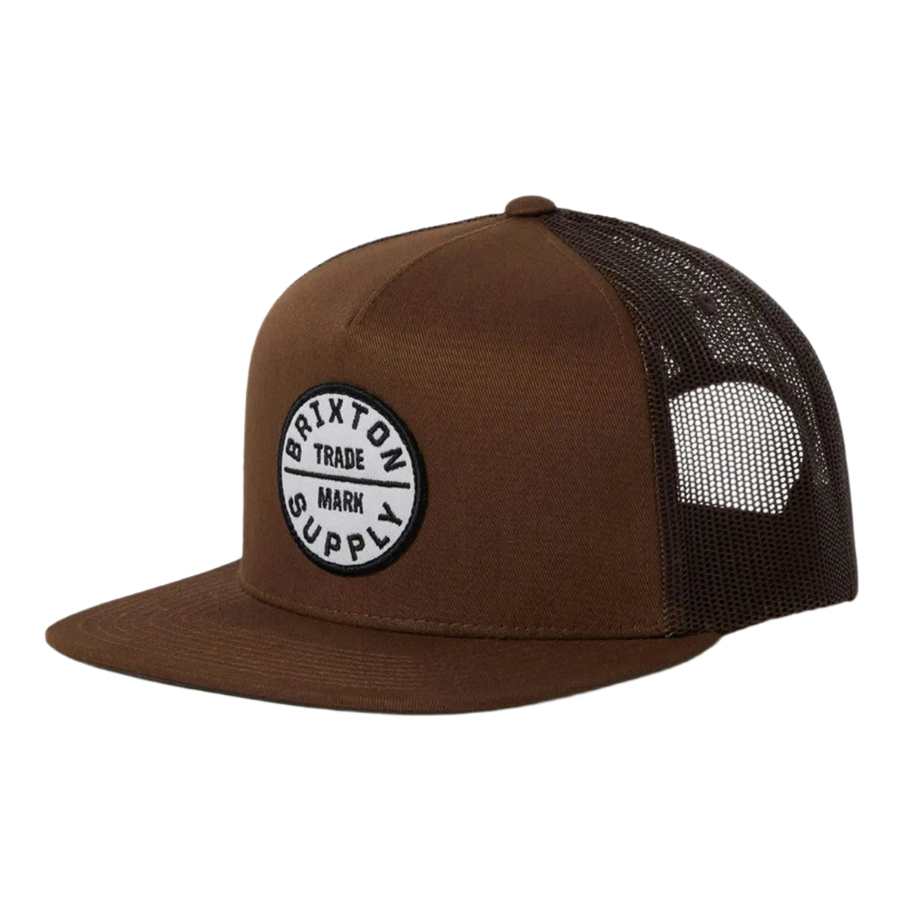 BRIXTON OATH MP TRUCKER HAT PINECONE BROWN/PINECONE BROWN