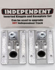 INDEPENDENT INVERTED KINGPIN BASEPLATE SET - The Drive Skateboard Shop