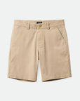 BRIXTON CHOICE CHINO SHORT 19" SAND VINTAGE WASH - The Drive Skateshop