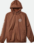 BRIXTON CLAXTON CREST LINED HOOD JACKET BISON - The Drive Skateshop