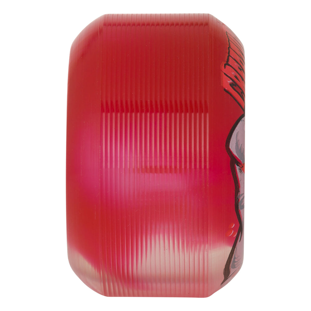 OJ WHEELS CURBSUCKERS RED/CLEAR SWIRL 95A (54MM/56MM)