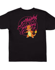 SANTA CRUZ X POKEMON YOUTH FIRE TYPE 1 T-SHIRT - The Drive Skateshop