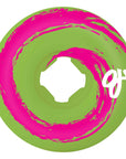 OJ WHEELS SWAMP BERRIES PINK/GREEN SWIRL 99A (45MM) - The Drive Skateshop