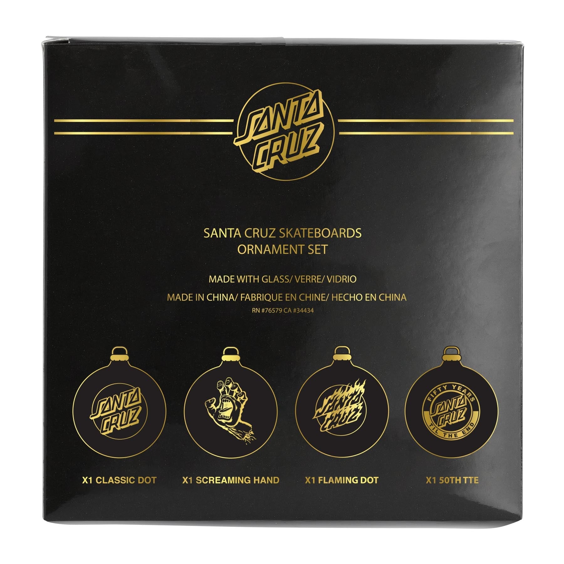 SANTA CRUZ ORNAMENT SET 2023 - The Drive Skateshop