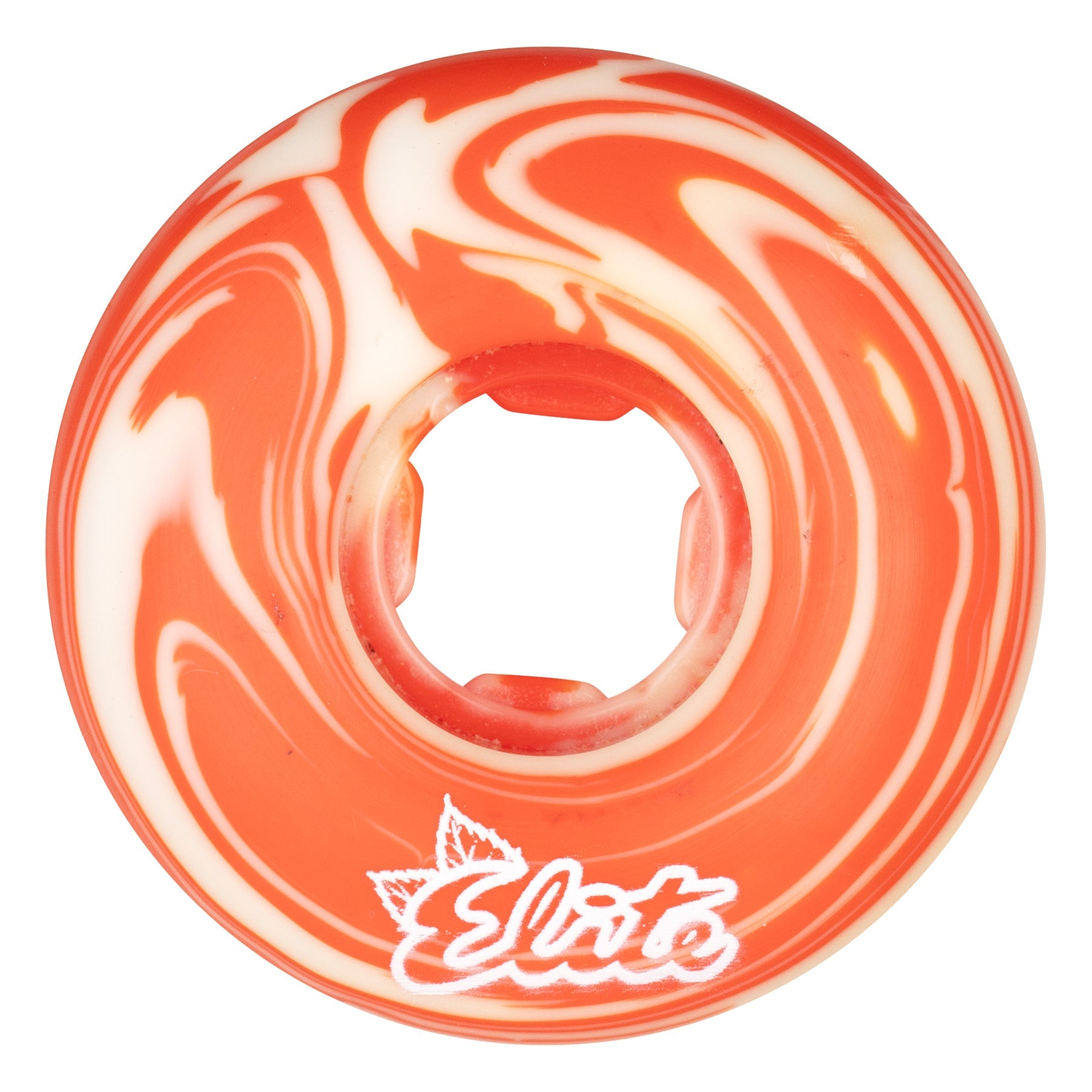 OJ WHEELS WINKOWSKI MUSHROOM ELITE WHITE/RED SWIRL EZ EDGE 101A (53MM) - The Drive Skateshop