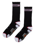 INDEPENDENT TRUCK CREW SOCKS BLACK