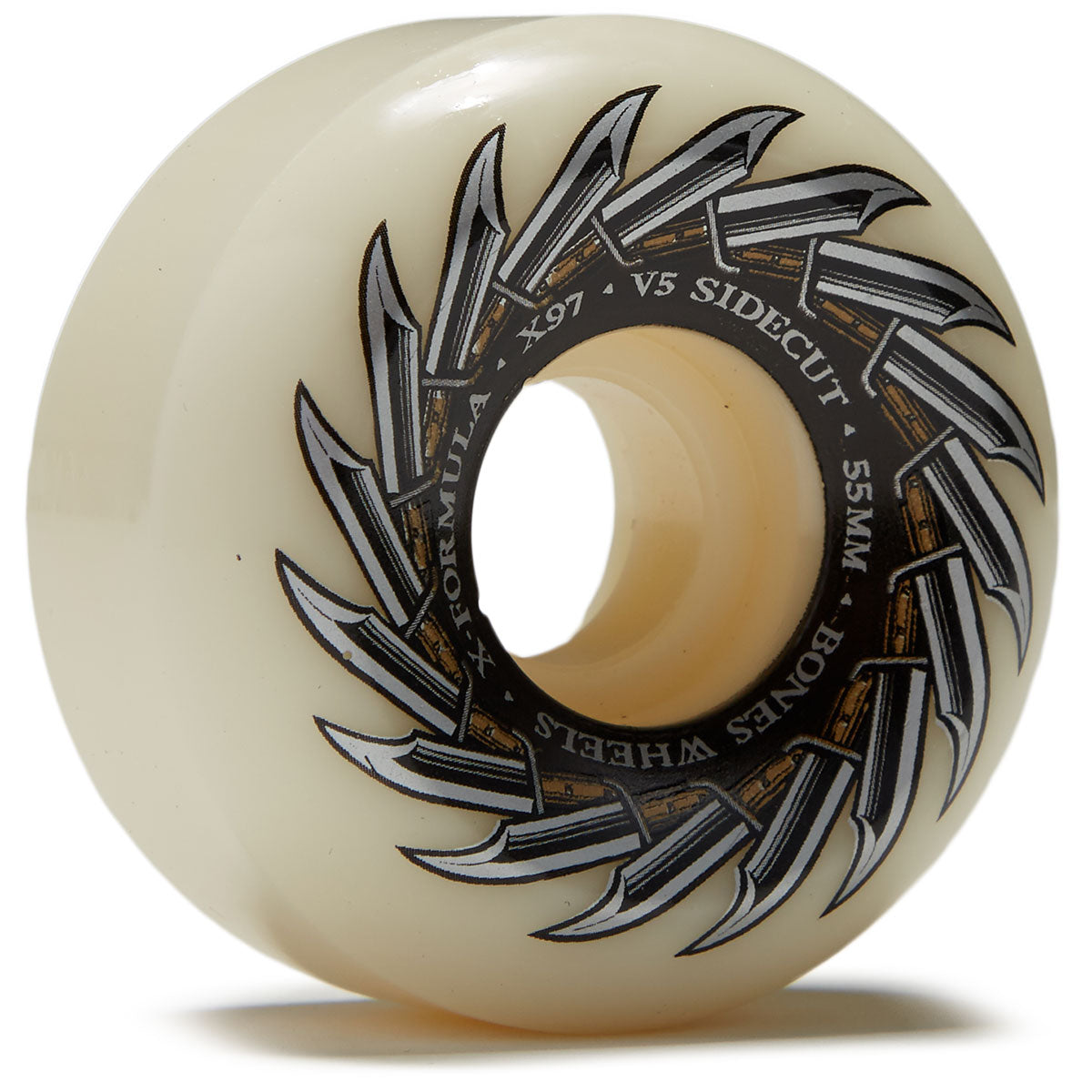 BONES WHEELS KNIFE FIGHT X-FORMULA 97A V5 SIDECUT (55MM) - The Drive Skateshop