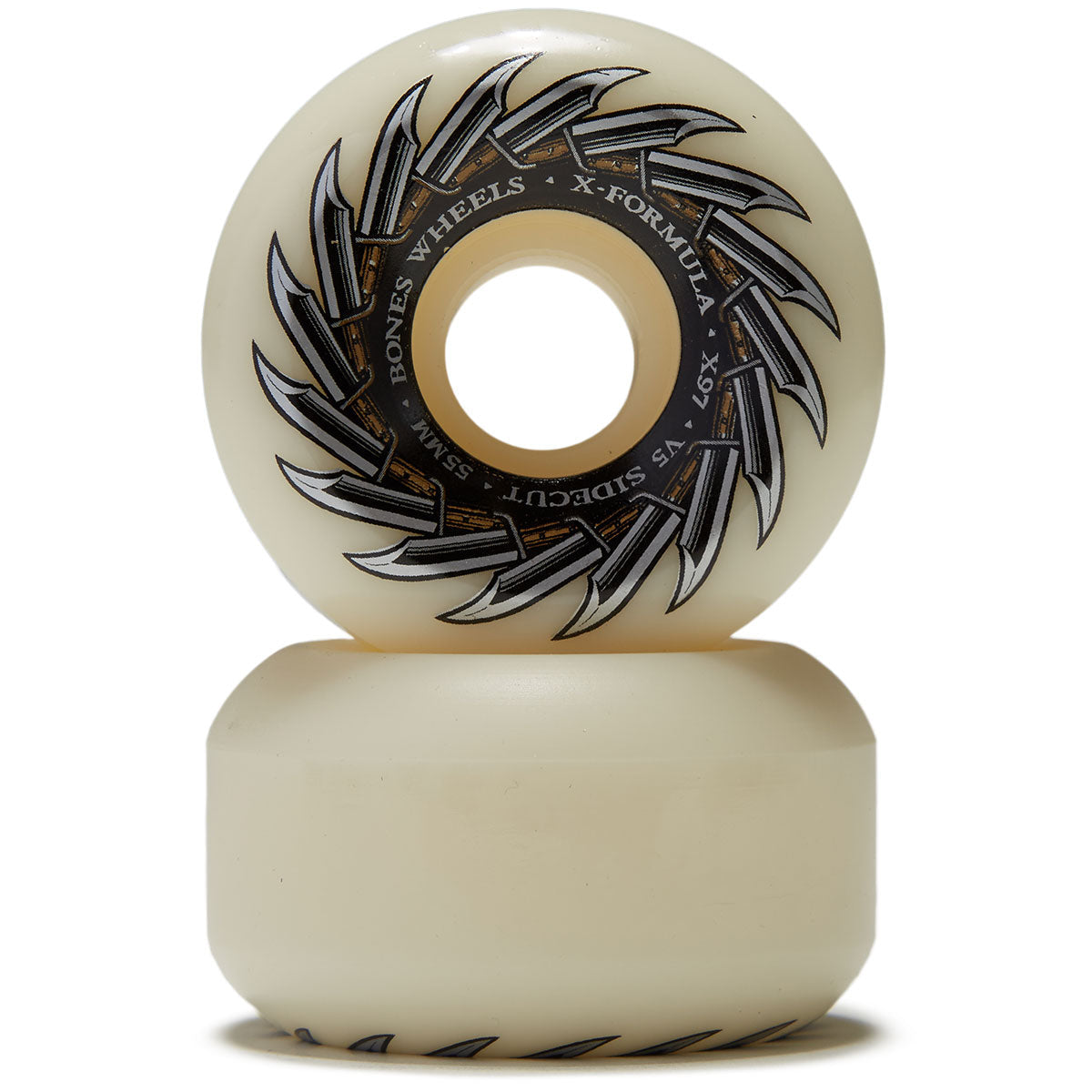 BONES WHEELS KNIFE FIGHT X-FORMULA 97A V5 SIDECUT (55MM) - The Drive Skateshop