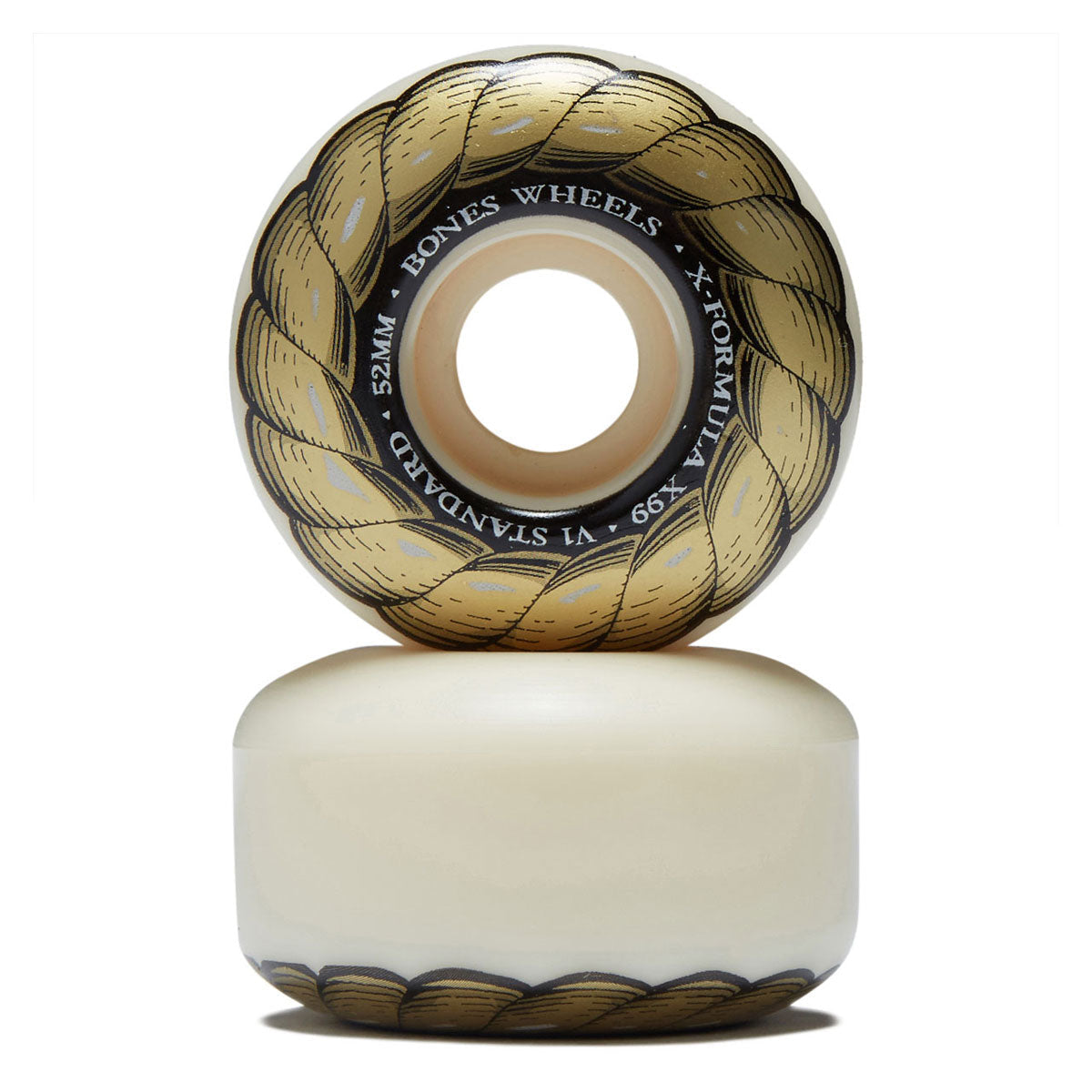 Roues De Skateboard Bones X-Formula V1 Standard - Diamètre 53 Mm, Dureté 99a, Neuves
