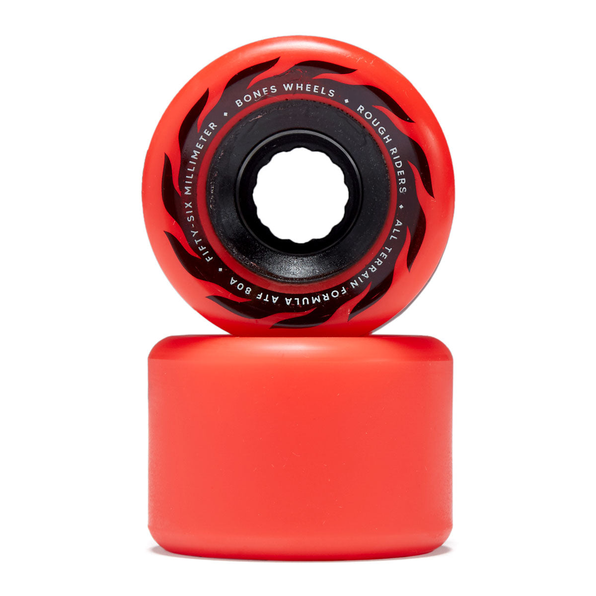 BONES WHEELS ATF ROUGH RIDERS ETERNAL FLAME 80A RED (56MM) - The Drive Skateboard Shop