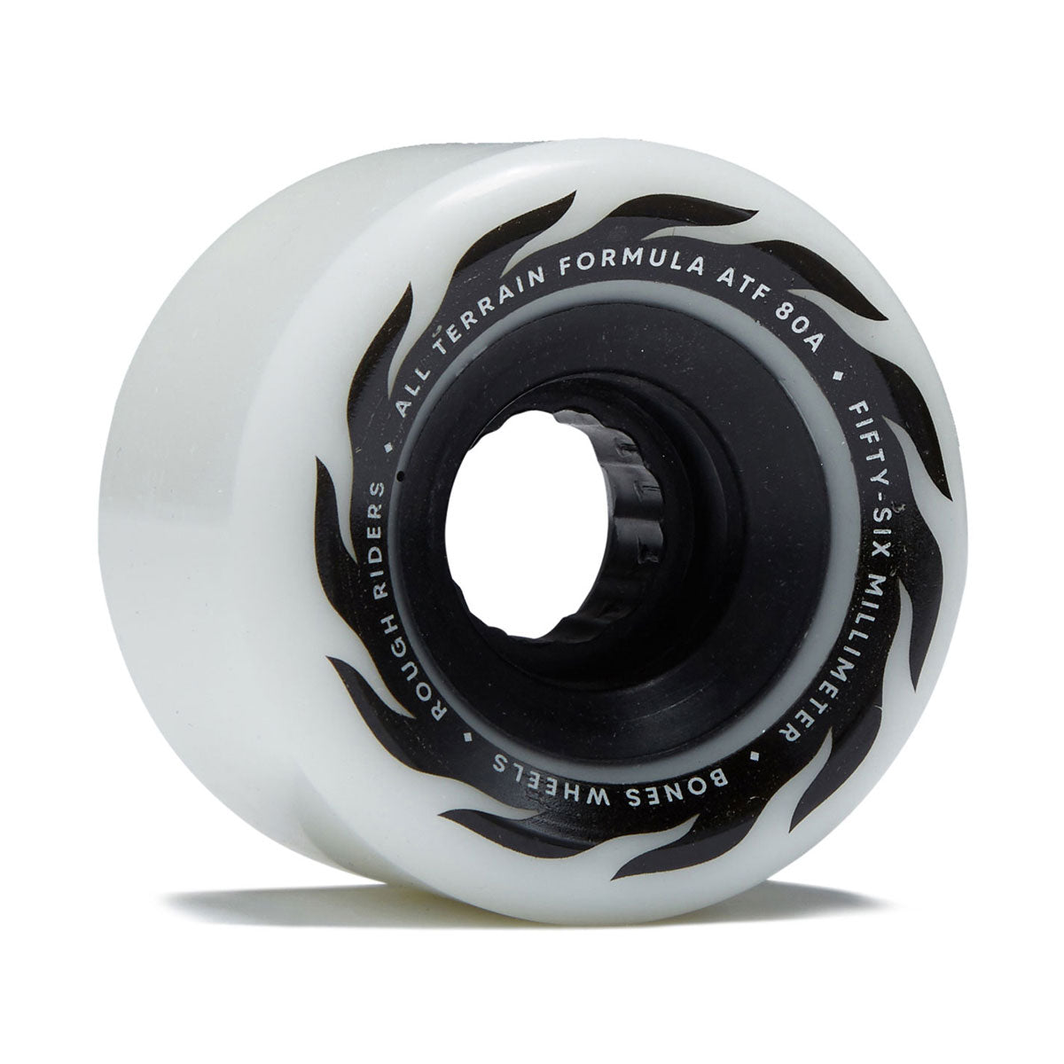 BONES WHEELS ATF ROUGH RIDERS ETERNAL FLAME 80A WHITE (56MM)